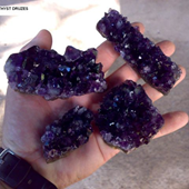 Uruguay Minerals. Marcos Lorenzelli S.R.L. Amethyst Clusters